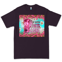 Plum Breast cancer  no one fıghts alone tumbler Premium Tee - Artiststas