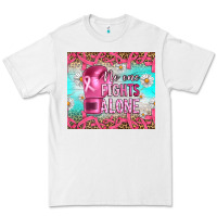 White Breast cancer  no one fıghts alone tumbler Premium Tee - Artiststas