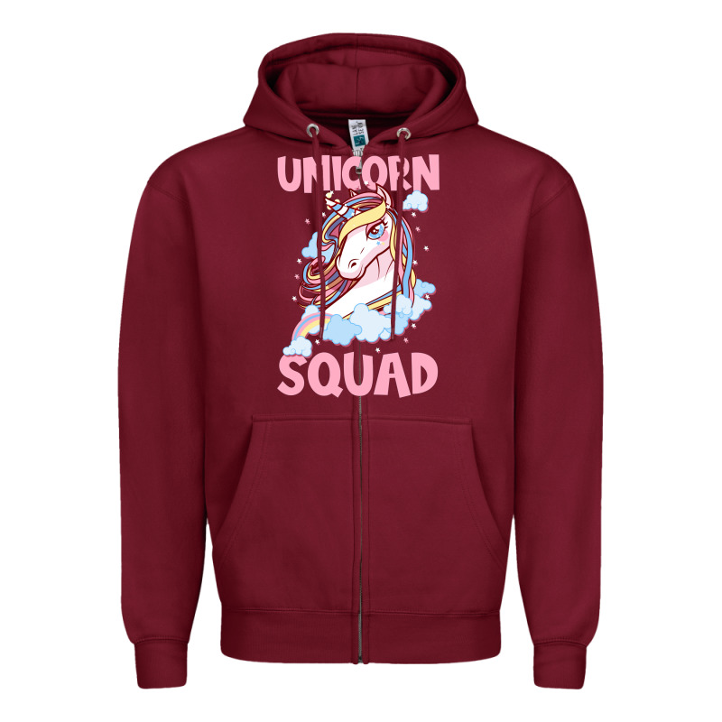 Unicorn Squad Zipper Hoodie by Bettercallsaul | Teevron