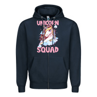 Navy Unicorn Squad Zipper Hoodie - Bettercallsaul