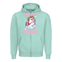 Seafoam Unicorn Squad Zipper Hoodie - Bettercallsaul