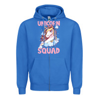 True Royal Unicorn Squad Zipper Hoodie - Bettercallsaul