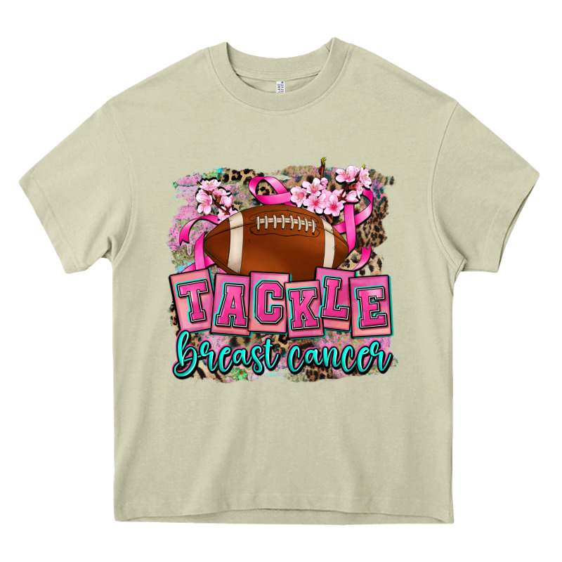 Tackle Breast Cancer Heavy Core Tee by AdoDesignShop | Teevron