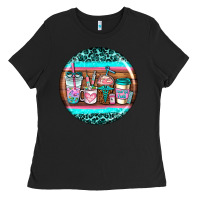 Black nurse car coasters Ladies Tee - AdoDesignShop