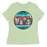 Matcha nurse car coasters Ladies Tee - AdoDesignShop