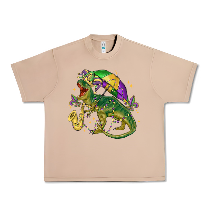 Mardi Gras Tree Rex Urban Heavy Tee by MaliasSmallBusiness | Teevron