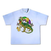 Grape Ice mardi gras tree rex Urban Heavy Tee - MaliasSmallBusiness