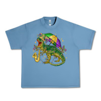 Pebble Blue mardi gras tree rex Urban Heavy Tee - MaliasSmallBusiness