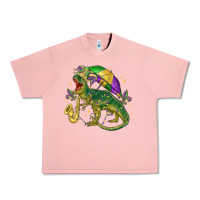Salmon mardi gras tree rex Urban Heavy Tee - MaliasSmallBusiness