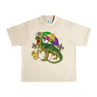 Sandshell mardi gras tree rex Urban Heavy Tee - MaliasSmallBusiness