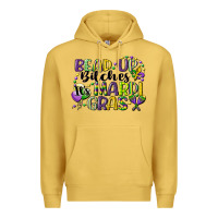 Antique Gold bead up bitches its mardi gras Premium Hoodie - CowGirlArtShop