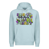 Blue Mist bead up bitches its mardi gras Premium Hoodie - CowGirlArtShop