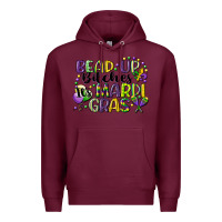 Burgundy bead up bitches its mardi gras Premium Hoodie - CowGirlArtShop