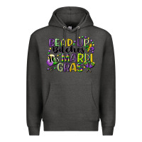 Charcoal Heather bead up bitches its mardi gras Premium Hoodie - CowGirlArtShop