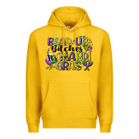Lemon bead up bitches its mardi gras Premium Hoodie - CowGirlArtShop