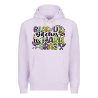 Lilac bead up bitches its mardi gras Premium Hoodie - CowGirlArtShop