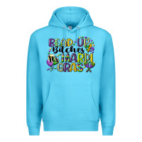 Ocean Blue bead up bitches its mardi gras Premium Hoodie - CowGirlArtShop