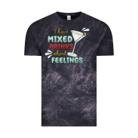 Cloud Black i have mixed drinks about feeling Vintage Tee - MaliasSmallBusiness