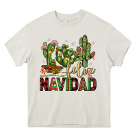 Cream cactus feliz navidad Heavy Core Tee - JahusDesignShop