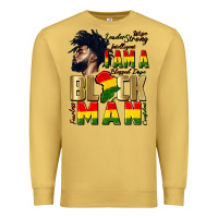 Antique Gold i am a black man Premium Sweatshirt - CowGirlArtShop