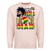 Pale Pink i am a black man Premium Sweatshirt - CowGirlArtShop