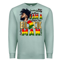 Seafoam i am a black man Premium Sweatshirt - CowGirlArtShop