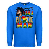 True Royal i am a black man Premium Sweatshirt - CowGirlArtShop