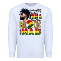 White i am a black man Premium Sweatshirt - CowGirlArtShop