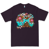 Plum race sunflower patches Premium Tee - AdoDesignShop