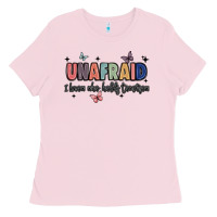 Bubblegum Pink unafraid Ladies Tee - JahusDesignShop