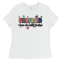 White unafraid Ladies Tee - JahusDesignShop