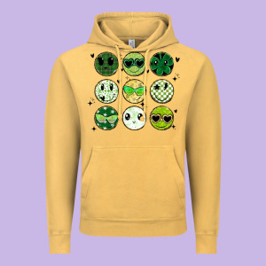 Funny St Patrick's Day Vintage Hoodie Designed By Maliassmallbusiness