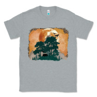 Heather Grey wilderness leopard Classic Tee - MaliasSmallBusiness