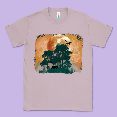 Wilderness Leopard Classic Tee Designed By Maliassmallbusiness