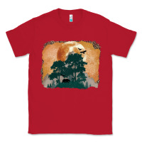 Red wilderness leopard Classic Tee - MaliasSmallBusiness