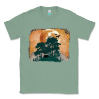 Sage wilderness leopard Classic Tee - MaliasSmallBusiness