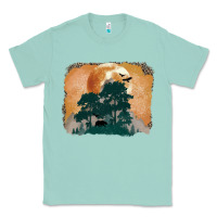 Seafoam wilderness leopard Classic Tee - MaliasSmallBusiness