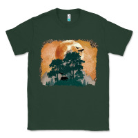 Sports Green wilderness leopard Classic Tee - MaliasSmallBusiness