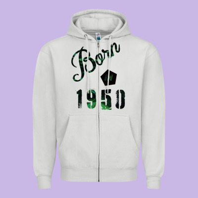Born In 1950 Zipper Hoodie Designed By Bettercallsaul