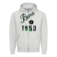 Dove Grey Born In 1950 Zipper Hoodie - Bettercallsaul