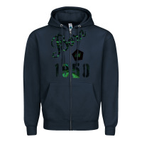 Navy Born In 1950 Zipper Hoodie - Bettercallsaul