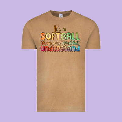 It S A Softball Thing You Wouldn T Understand Vintage Tee Designed By Maliassmallbusiness