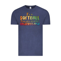 Vintage Denim it s a softball thing you wouldn t understand Vintage Tee - MaliasSmallBusiness