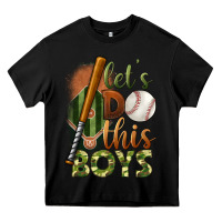 Black let's do this boys field baseball Heavy Core Tee - BundleAndBundleShop