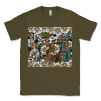 Army Green easter Classic Tee - CowhideDigitalArt