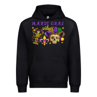 Black mardi gras vibes skull Urban Hoodie - FaDigitalArtStudio