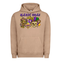 Pigment Burro mardi gras vibes skull Urban Hoodie - FaDigitalArtStudio