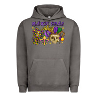 Pigment Tornado mardi gras vibes skull Urban Hoodie - FaDigitalArtStudio