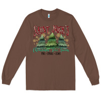 Chestnut Saint Nick's Christmas Tree Farm Long Sleeve Tee - MaliasSmallBusiness