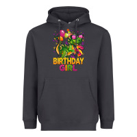 Smoke 6th birthday girl t rex pink Heavyweight Hoodie - CowGirlArtShop